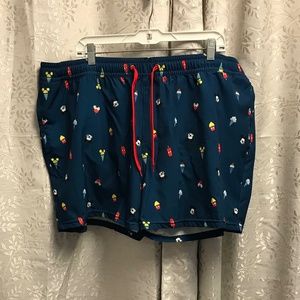 Men's 2XL Disney swim trunks